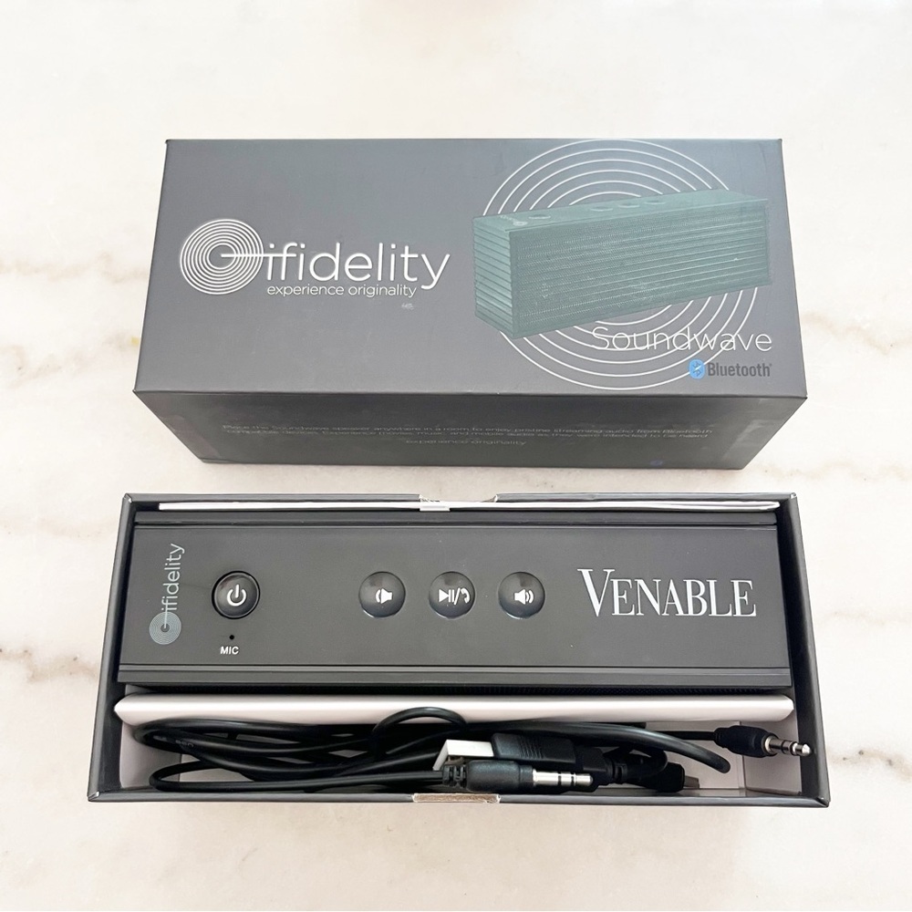 I-fidelity soundwave One Nation Title portable Bluetooth speaker NEW